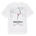 Gornji Macelj karta t-shirt