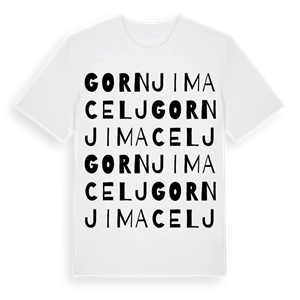 Gornji Macelj ordlek t-shirt – ekologisk bomull t-shirt från Pinshirt