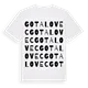 Gotalovec ordlek t-shirt