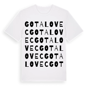 Gotalovec ordlek t-shirt – ekologisk bomull t-shirt från Pinshirt