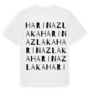 Harina Zlaka ordlek t-shirt – ekologisk bomull t-shirt från Pinshirt