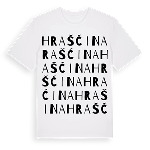 Hrašćina ordlek t-shirt – ekologisk bomull t-shirt från Pinshirt