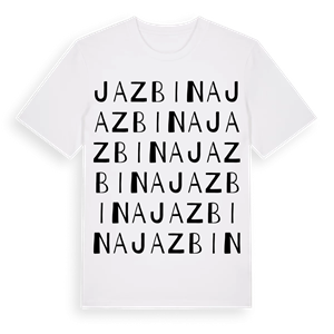 Jazbina ordlek t-shirt – ekologisk bomull t-shirt från Pinshirt