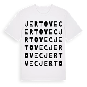 Jertovec ordlek t-shirt – ekologisk bomull t-shirt från Pinshirt