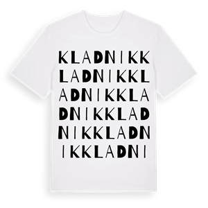 Kladnik ordlek t-shirt – ekologisk bomull t-shirt från Pinshirt