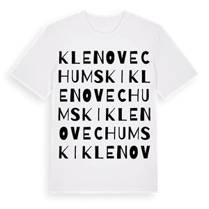 Klenovec Humski ordlek t-shirt – ekologisk bomull t-shirt från Pinshirt