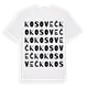 Kosovečko ordlek t-shirt