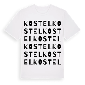 Kostel ordlek t-shirt – ekologisk bomull t-shirt från Pinshirt