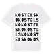Kostelsko ordlek t-shirt