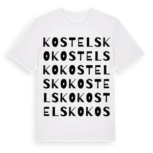 Kostelsko ordlek t-shirt – ekologisk bomull t-shirt från Pinshirt