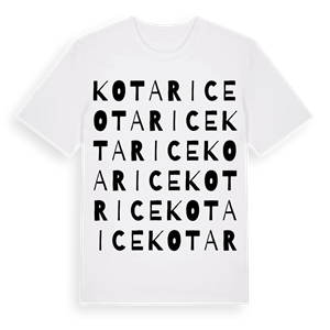 Kotarice ordlek t-shirt – ekologisk bomull t-shirt från Pinshirt