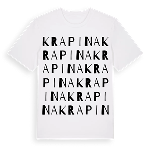 Krapina ordlek t-shirt – ekologisk bomull t-shirt från Pinshirt