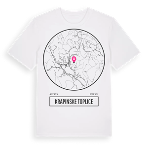 Krapinske Toplice t-shirt – ekologisk bomull t-shirt från Pinshirt