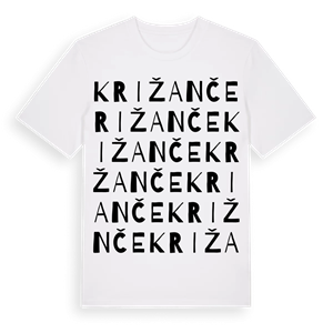 Križanče ordlek t-shirt – ekologisk bomull t-shirt från Pinshirt