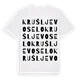 Krušljevo Selo ordlek t-shirt