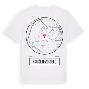 Krušljevo Selo t-shirt – ekologisk bomull t-shirt från Pinshirt