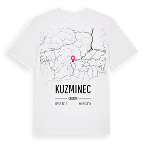 Kuzminec karta t-shirt – ekologisk bomull t-shirt från Pinshirt