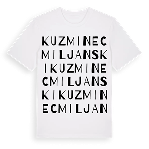 Kuzminec Miljanski ordlek t-shirt – ekologisk bomull t-shirt från Pinshirt