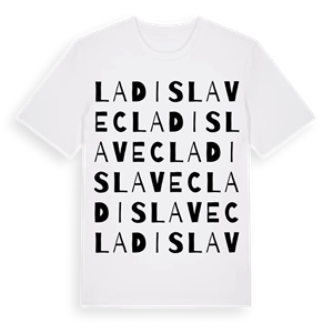 Ladislavec ordlek t-shirt – ekologisk bomull t-shirt från Pinshirt