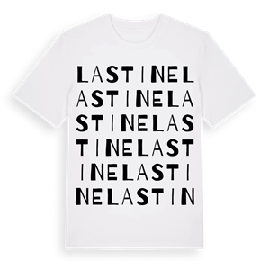 Lastine ordlek t-shirt – ekologisk bomull t-shirt från Pinshirt