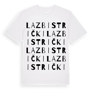 Laz Bistrički ordlek t-shirt – ekologisk bomull t-shirt från Pinshirt