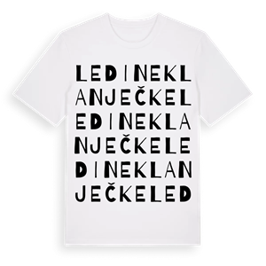 Ledine Klanječke ordlek t-shirt – ekologisk bomull t-shirt från Pinshirt