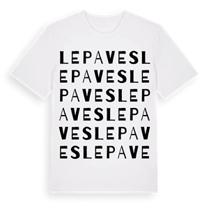 Lepa Ves ordlek t-shirt – ekologisk bomull t-shirt från Pinshirt