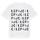 Lepajci ordlek t-shirt