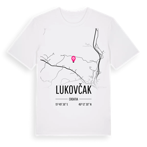Lukovčak karta t-shirt – ekologisk bomull t-shirt från Pinshirt