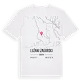 Lužani Zagorski karta t-shirt