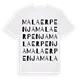 Mala Erpenja ordlek t-shirt