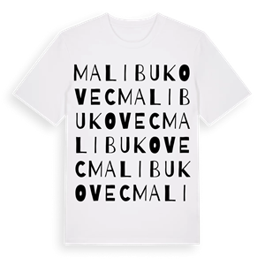 Mali Bukovec ordlek t-shirt – ekologisk bomull t-shirt från Pinshirt