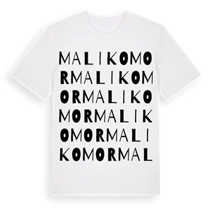 Mali Komor ordlek t-shirt – ekologisk bomull t-shirt från Pinshirt