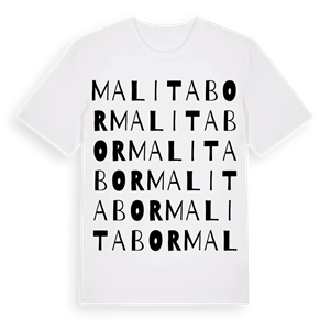 Mali Tabor ordlek t-shirt – ekologisk bomull t-shirt från Pinshirt
