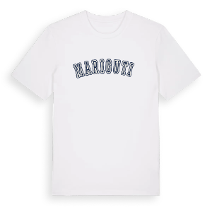Marigutić college t-shirt – ekologisk bomull t-shirt från Pinshirt