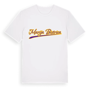 Marija Bistrica baseball t-shirt – ekologisk bomull t-shirt från Pinshirt