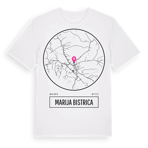 Marija Bistrica t-shirt – ekologisk bomull t-shirt från Pinshirt