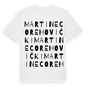 Martinec Orehovički ordlek t-shirt – ekologisk bomull t-shirt från Pinshirt