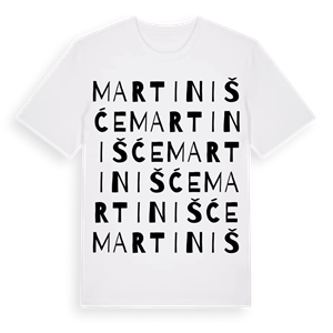 Martinišće ordlek t-shirt – ekologisk bomull t-shirt från Pinshirt