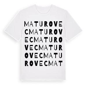 Maturovec ordlek t-shirt – ekologisk bomull t-shirt från Pinshirt