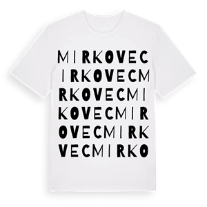 Mirkovec ordlek t-shirt – ekologisk bomull t-shirt från Pinshirt