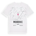 Modrovec karta t-shirt