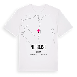 Nebojse karta t-shirt – ekologisk bomull t-shirt från Pinshirt