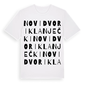 Novi Dvori Klanječki ordlek t-shirt – ekologisk bomull t-shirt från Pinshirt