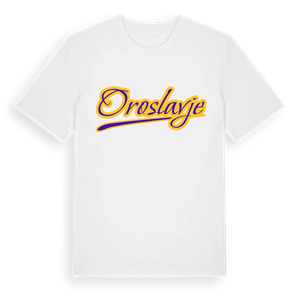 Oroslavje baseball t-shirt – ekologisk bomull t-shirt från Pinshirt