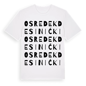 Osredek Desinićki ordlek t-shirt – ekologisk bomull t-shirt från Pinshirt