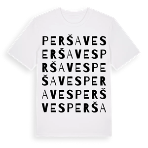 Peršaves ordlek t-shirt – ekologisk bomull t-shirt från Pinshirt