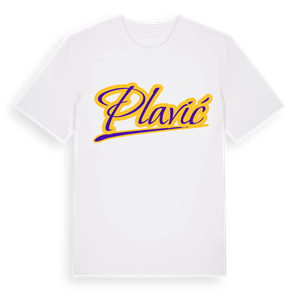 Plavić baseball t-shirt – ekologisk bomull t-shirt från Pinshirt