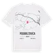 Podbrezovica karta t-shirt