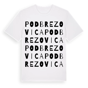 Podbrezovica ordlek t-shirt – ekologisk bomull t-shirt från Pinshirt